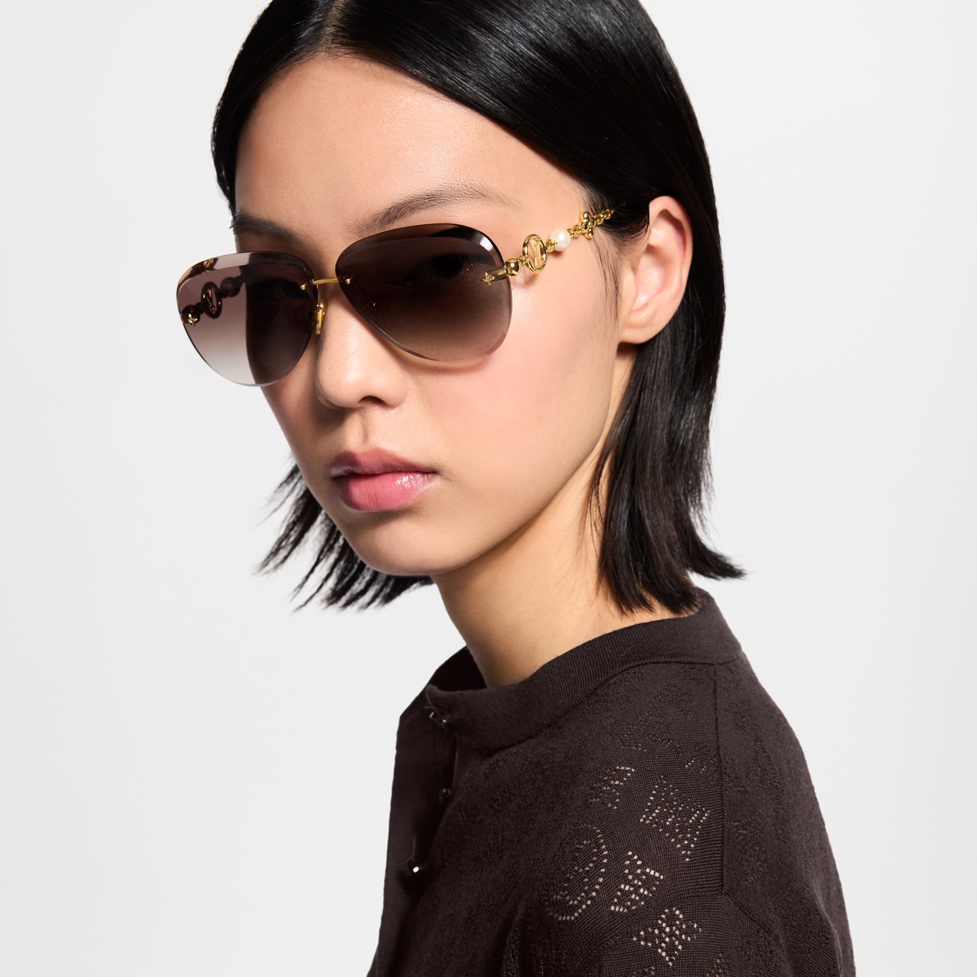 LV Jewel Pearl Pilot Sunglasses S00 - Accessories | LOUIS VUITTON